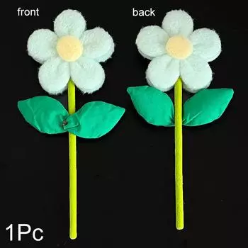 1 шт. тканевый цветок ветка украшения искусственный цветок креативный декоративный цветок домашний декор 23 см 1pc зелёный