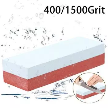 1 шт точильный камень зернистостью 400/1500 двусторонний точильный камень для ножей профессиональный точильный камень точилка для ножей кухонный инструмент