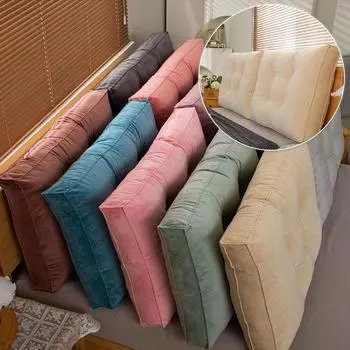 1 шт. Толстая подушка для изголовья, высококачественный татами, постельное белье, подушка для тела, украшения для дома, большая подушка, подушка для чтения 60x55x18cm 1pc