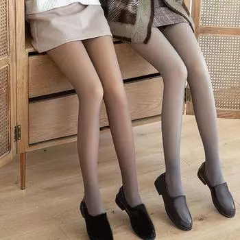 1 шт. толстые колготки, чулки, полупрозрачные уличные колготки, зимние женские эластичные термобелье 220g