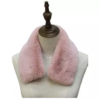 1 шт. толстый теплый пушистый искусственный меховой шарф кожаный воротник женская шаль зима