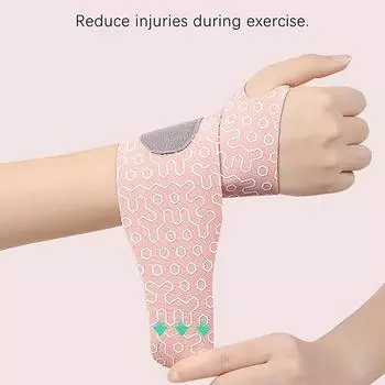 1 шт. тонкий воздушный ремень для поддержки запястья, регулируемый бандаж для запястья для мужчин и женщин, облегчение боли в запястье, ремни для тренировок, артрит, фитнес чёрный
