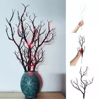 1 шт., товары для вечеринок, искусственная ветка дерева, домашний декор стола, декор для Хэллоуина, веточки растений