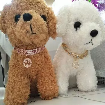 1 шт. Товары для животных Стразы Ожерелья для домашних животных Ожерелья для собак и кошек Хрустальные ошейники Аксессуары для собак Товары для животных S