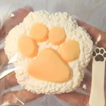 1 шт. Tpr Cat s Paw, рис и овощной рулет, мягкая игрушка для снятия стресса, мини-кавайная силиконовая маленькая кошачья лапка, милая кошачья лапка