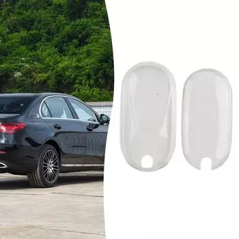 1 шт. TPU прозрачный чехол для автомобильного ключа чехол держатель подходит для Mercedes C-Class S-Class EQE EQS W206 S206 X206/X254 V297/V295 прозрачный