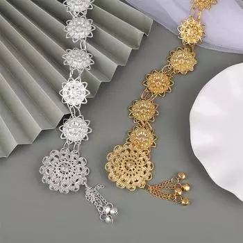 1 шт. традиционный саронг золотой цвет пояс винтажные ювелирные изделия пряжка пояс ожерелье для женщин украшения gold necklace