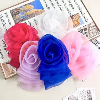1 шт. Трехмерная личность многослойные DIY аксессуары органза модные цветочные украшения нестандартные аксессуары для одежды