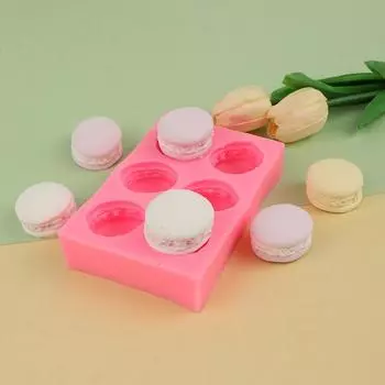1 шт. Трехмерная силиконовая форма для макарон, мыло ручной работы, легкая глина, имитация гамбургера, силиконовая форма
