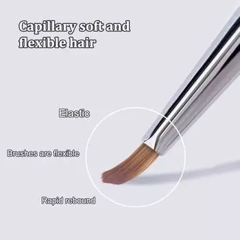 1 шт. Треугольная кисть для дизайна ногтей, ручка-кисть с 3D-типсами, узор для фототерапии, акриловый гель, инструменты для маникюра своими руками