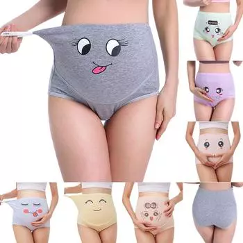 1 шт., трусики для беременных, трусики с высокой талией для беременных женщин, нижнее белье для беременных, трусы для беременных 3XL синий