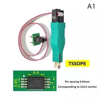1 шт. Tssop8 Msop8 Pcb Чип Тестовая колодка Зонд Пружинная игла Программатор для прошивки Загрузочный кабель
