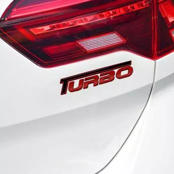 1 шт. турбо 3D металлический цинковый сплав эмблема крыло задний багажник значок наклейки на машину декоративная наклейка универсальные аксессуары для внешнего стайлинга автомобиля