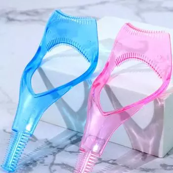 1 шт., тушь для макияжа, щиток для завивки ресниц, щиток для завивки ресниц, направляющая для завивки ресниц, расческа, косметический аппликатор розовый