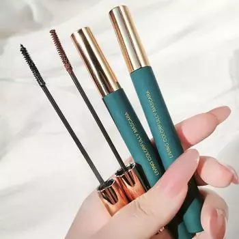 1 шт., тушь для ресниц из шелкового волокна для наращивания ресниц, черная, густая, бигуди для ресниц, косметический инструмент для макияжа, 4 цвета на выбор