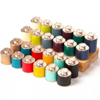 1 шт., твердая мини-пустая консервная банка для чая, бытовая герметичная банка для зеленого черного чая, портативная