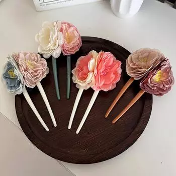 1 шт U-образная нежная вилка-цветок винтажные заколки для волос красивые шпильки пластиковые украшения