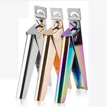 1 шт. U-образные кусачки для ногтей, французские накладные ногти, кусачки для ногтей, инструменты из нержавеющей стали, нож для маникюра своими руками серебряный