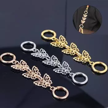 1 шт. удлинитель для кошелька-бабочки, цепочка для сумки, ремешок для сумки, цепочка для плечевого ремня, металлический удлинитель для кошелька своими руками серебряный