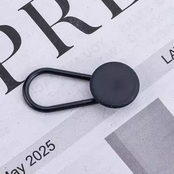 1 шт., удлинитель талии для брюк, гибкая резиновая удлинительная кнопка для мужчин и женщин 18mm чёрный