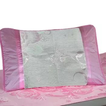 1 шт., удобная наволочка из ледяного шелка, летняя наволочка, дышащая, 48x74 см, бытовая полиэфирная ткань, моющееся постельное белье, классное фиолетовый