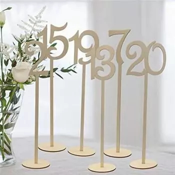 1 шт. Удобные свадебные принадлежности, деревянный декор для сиденья, держатель для карточек с номером стола