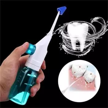 1 шт. Удобный промыватель носа двойного назначения, ручная бытовая чистка полости рта, промывание зубов