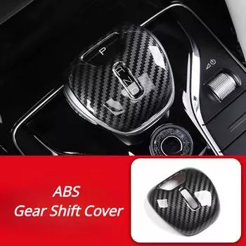 1 шт., углеродное волокно, автомобильная ручка переключения передач, крышка переключения передач для BYD Song Plus DM-i Qin Pro DM, ручка переключения передач, наклейка, аксессуары с узором