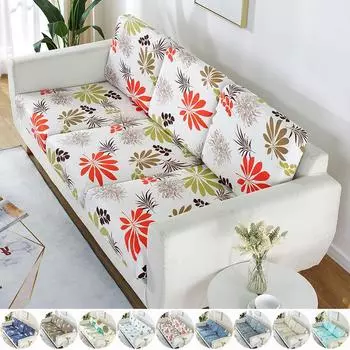 1 шт., угловой чехол для дивана с цветочным принтом, чехол для дивана, чехол для стула, чехол для подушки сиденья дивана Normal Size S