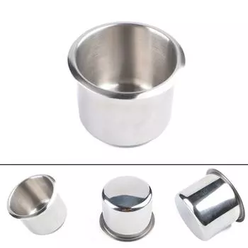 1 шт. Углубленный подстаканник из нержавеющей стали для лодок, кемперов и грузовиков.