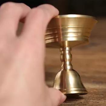 1 шт., украшение для дома, подсвечник, длинная лампа, подсвечник, медный масляный держатель для лампы, декор стола 5.6cm