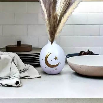 1 шт., украшение для дома, украшение фестиваля Луны, цветочная композиция, подарок другу, ваза в форме рыбьего рта, настольная звезда, прихожая