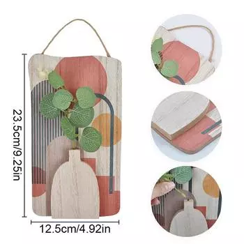 1 шт., украшение для дома в стиле Богемия, деревянные украшения, несколько стилей, настенные украшения для гостиной, ручная работа, домашнее хозяйство, 5 стилей