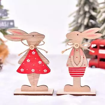 1 шт., украшение для дома в стиле Северной Европы, оригинальное украшение для стола в стиле Северной Европы, пасхальный кролик