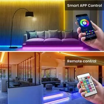 1 шт., украшение для помещений и транспортных средств, 1/2/3/4/5 м, диодный пульт дистанционного управления, меняющий цвет, гибкая USB 5 В светодиодная световая панель.
