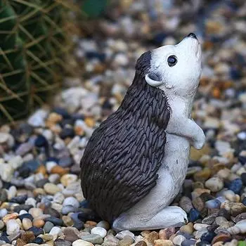 1 шт., украшение для сада с животными, кролик, белка, еж, украшение для сада, сад, креативное уличное ландшафтное украшение Rabbit style