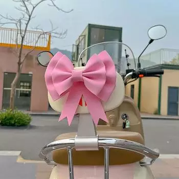 1 шт., украшение для шлема для автомобиля, мотоцикла, электрический велосипед, зеркало, украшение, ПЭ, бант для мотокросса, наклейка на шлем для бездорожья синий