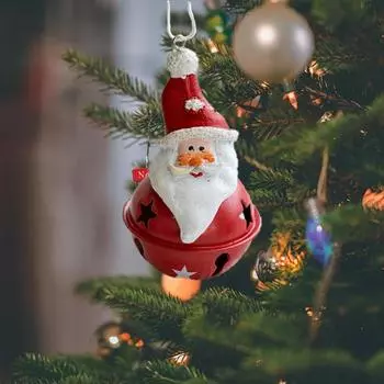 1 шт. Украшение для вечеринки, креативный рождественский декор, подвеска в виде колокольчика, настенное украшение из смолы для дерева