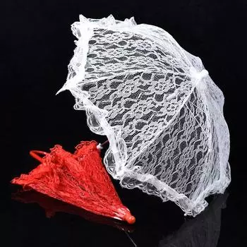 1 шт., украшение, кружевной реквизит для фотосъемки, зонтик для невесты, винтажный ручной работы для детей