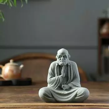 1 шт. Украшение скульптуры, Патриарх Дхармы, Мебель, Бонсай, Рокари, Чайные Домашние животные, Чайные столики, Спальни, Аквариумы, Дворы,