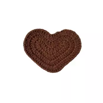 1 шт. Украшение стола Ins Style шерстяное украшение ручной работы в форме сердца салфетки подставки под чашки подставки ручной работы