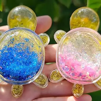 1 шт., украшение в виде струящейся песчаной черепахи, морское животное, аксессуары для изготовления ювелирных изделий из ожерелья, браслета, подвески из смолы