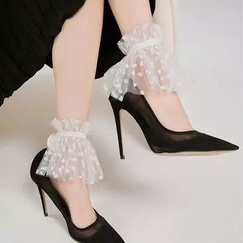 1 шт. украшения для ногтей для нейл-арта кружевные поддельные плиссированные манжеты маникюрные реквизиты для фотосъемки поддельные рукава аксессуары для ногтей принадлежности