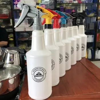 1 шт. ультратонкий водяной туман цилиндрический распылитель бутылка HDPE химически стойкий спрей чёрный