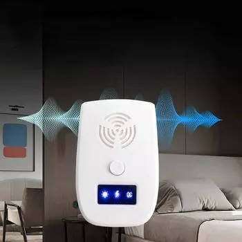 1 шт. ультразвуковой отпугиватель вредителей электронный репеллент от насекомых Крытый отпугиватель комаров для паука, комаров, крыс, ошибок 1pc