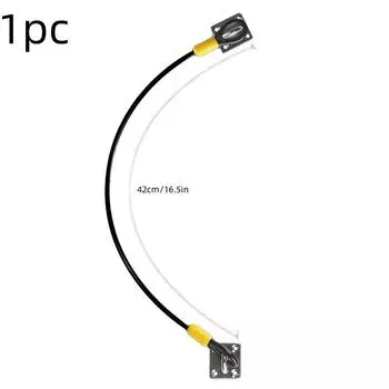 1 шт., уличные замки для мусорных баков, металлический универсальный прочный замок для мусорного бака с тросами и стальной засовом 42cm