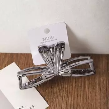 1 шт. Улучшенная заколка-краб, большая металлическая заколка, милый бантик, заколка для волос в виде кроличьих ушек, женская заколка-краб для затылка