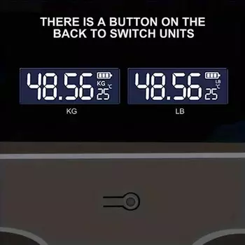 1 шт. Умные Bluetooth-весы - Высокоточное электронное измерение веса, которое может точно отслеживать ваше здоровье чёрный