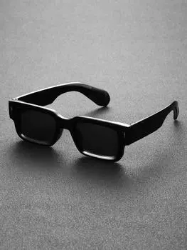 1 шт. унисекс квадратная пластиковая оправа модные классические солнцезащитные очки для путешествий на открытом воздухе защита от ультрафиолета аксессуары