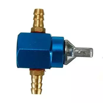 1 шт. УНИВЕРСАЛЬНЫЙ 6-ММ МОТОЦИКЛЕТНЫЙ МОТОЦИКЛЕТНЫЙ КВАДРОЦИКЛЕТНЫЙ ПЕРЕКЛЮЧАТЕЛЬ ТОПЛИВНОГО КРАНА ДЛЯ БЕНЗИНА, ПЕРЕКЛЮЧАТЕЛЬ ТОПЛИВНОГО КРАНА ДЛЯ МОТОЦИКЛА - СИНИЙ